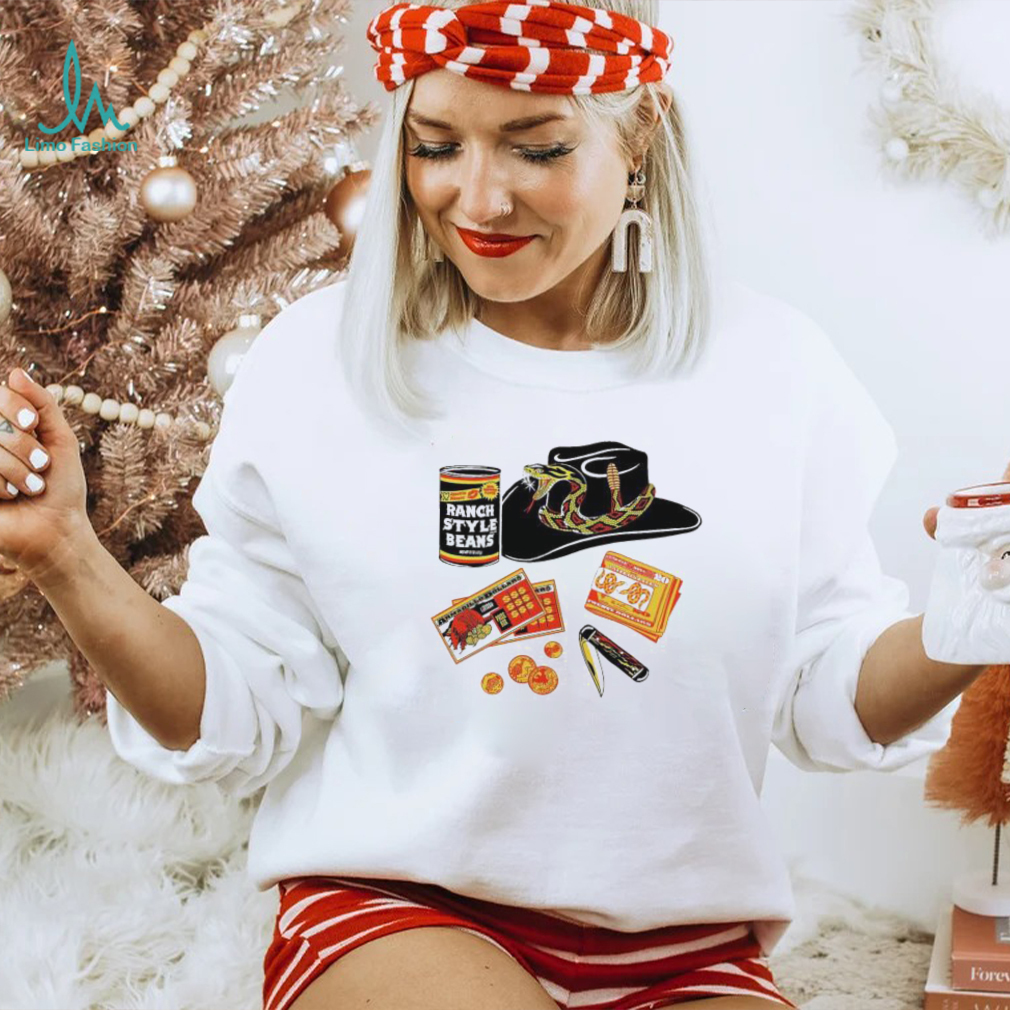 Ranch style night beans hat snake T shirts Ranch style night beans hat snake T shirts