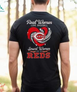 Real Women Love Baseball Smart Women Love The Cincinnati Reds T