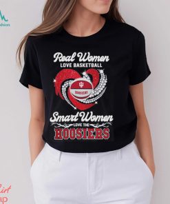 Real Women Love Football Smart Women Love The Hoosiers T Shirt