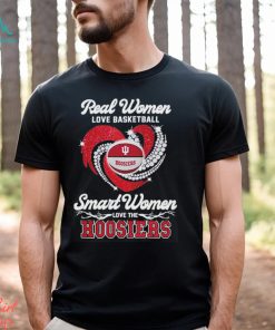 Real Women Love Football Smart Women Love The Hoosiers T Shirt