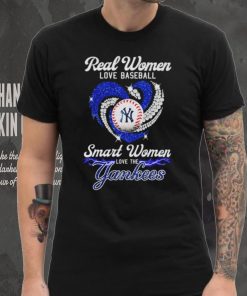 Real women love baseball smart women love the Yankess diamond 2023 shirt