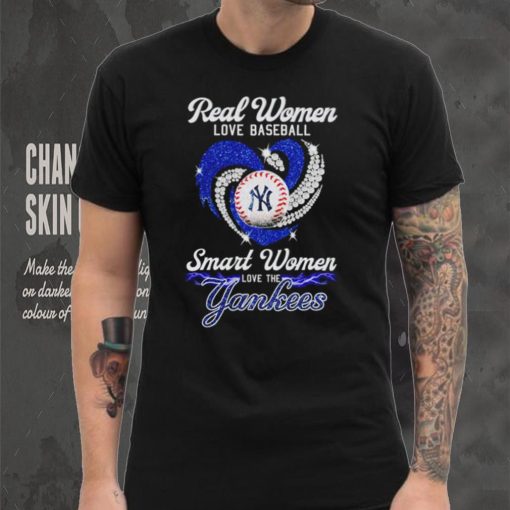 Real women love baseball smart women love the Yankess diamond 2023 shirt