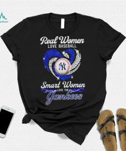Real women love baseball smart women love the Yankess diamond 2023 shirt