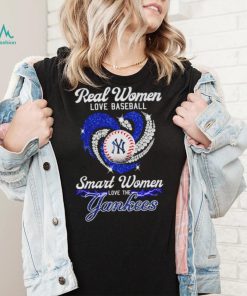 Real women love baseball smart women love the Yankess diamond 2023 shirt