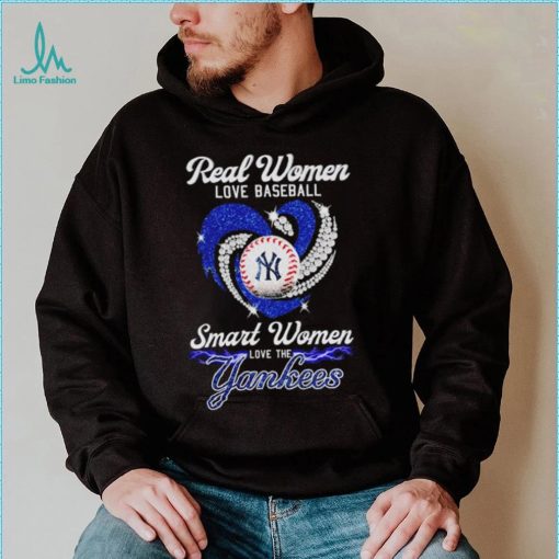 Real women love baseball smart women love the Yankess diamond 2023 shirt