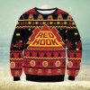 Reindeer Funny Ugly Christmas Sweater Navy