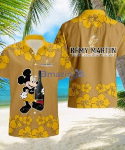 Remy Martin Funny Mickey Mouse Hibicus Flower Hawaiian Shirt