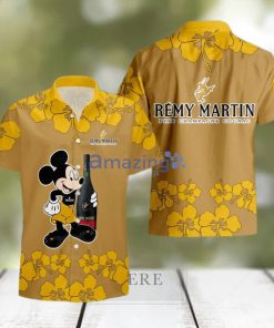 Remy Martin Funny Mickey Mouse Hibicus Flower Hawaiian Shirt