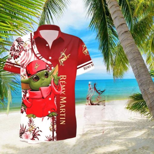 Remy Martin Yoda Hawaiian Shirt And Shorts Gift Hawaiian Tropical Beach