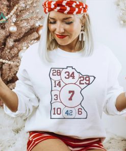Retired Numbers Various Colors Minnesota Baseball T shirts