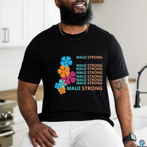 Retro Maui Strong Shirt Fundraiser Lahaina T Shirt Support for Hawaii Fire Victims Maui Wildfire Relief Support Maui Lahaina ShirT