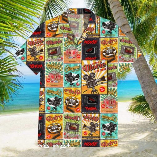 Retro Movie Festival Hawaiian Shirt