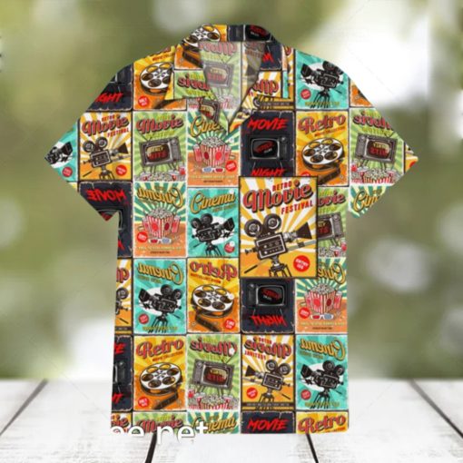 Retro Movie Festival Hawaiian Shirt