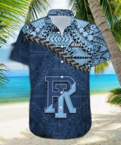 Rhode Island Rams 3D Hawaiian Shirt Grunge Polynesian TattooNCAA Summer  Beach hawaiian shirt - Limotees