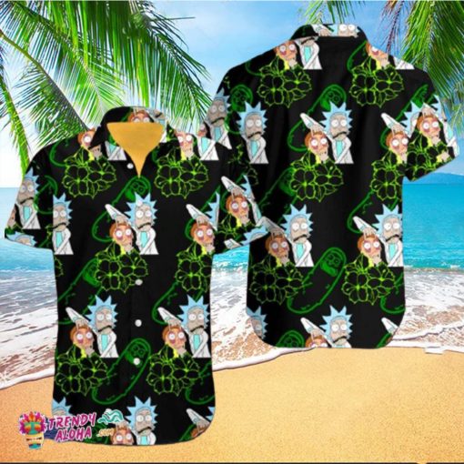 Rick And Morty Family Vacation Hawaiian Shirt