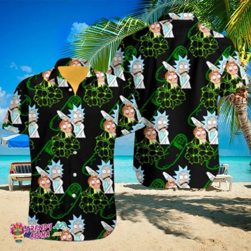 Rick And Morty Family Vacation Hawaiian Shirt