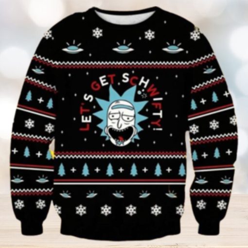 Rick And Morty Ugly Christmas Sweaters Let Schwifty Christmas Style