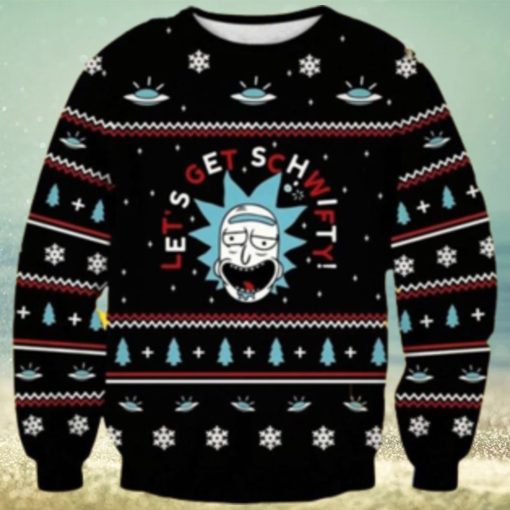 Rick And Morty Ugly Christmas Sweaters Let Schwifty Christmas Style