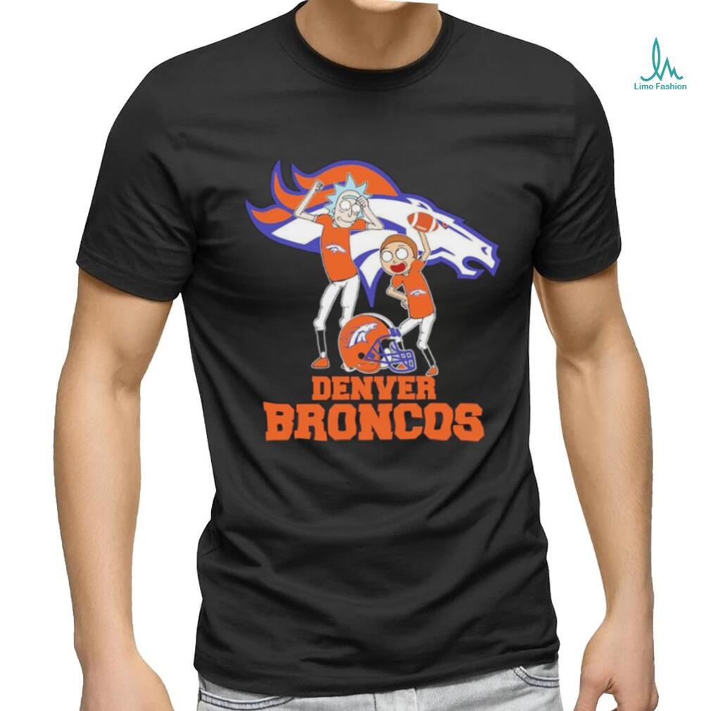 Rick And Morty Denver Broncos Nfl Shirt - High-Quality Printed Brand