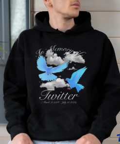 Rip Twitter In Memory Of Twitter March 21 2006 July 31 2023 Shirt