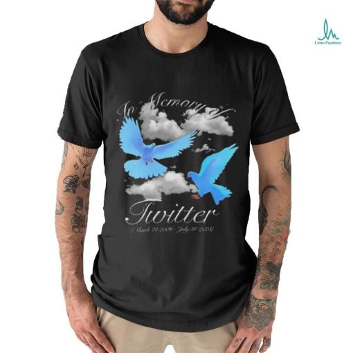 Rip Twitter In Memory Of Twitter March 21 2006 July 31 2023 Shirt