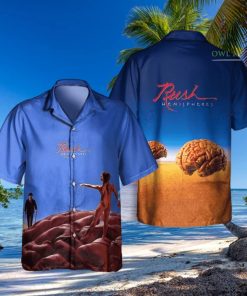 Rush Rock Band Hemispheres Album Hawaiian Shirt