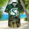 Prairie View A M Panthers 3D Hawaiian Shirt Coconut Tree Tropical Grunge NCAA Summer Beach hawaiian shirt