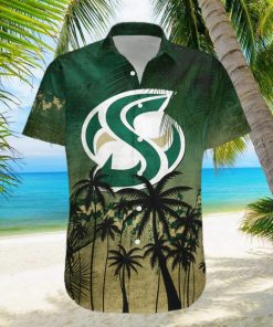 Sacramento State Hornets 3D Hawaiian Shirt Coconut Tree Tropical Grunge NCAA Summer Beach For Fans Gift hawaiian shirt