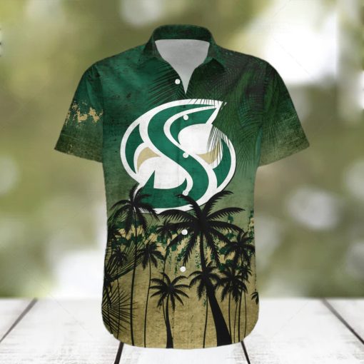 Sacramento State Hornets 3D Hawaiian Shirt Coconut Tree Tropical Grunge NCAA Summer Beach For Fans Gift hawaiian shirt