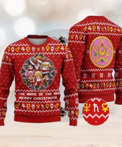 Sailor Moon Ugly Christmas Sweater Anime Xmas 3D Over Print Shirt