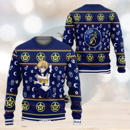 Sailor Uranus Ugly Christmas Sweater Moon Anime Xmas 3D Over Print Shirt