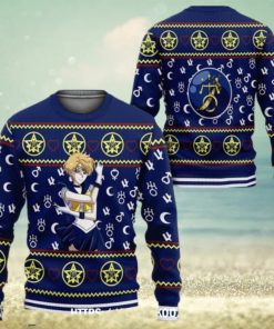 Sailor Uranus Ugly Christmas Sweater Moon Anime Xmas 3D Over Print Shirt