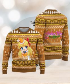 Sailor Venus Sailor Moon Anime Xmas Sailor Moon Gift Ugly Christmas Sweater For Men And Women