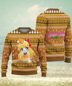 Sailor Venus Sailor Moon Anime Xmas Sailor Moon Gift Ugly Christmas Sweater For Men And Women