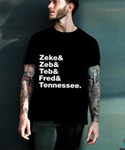 Sam Carter wearing Zeke Zeb Ted Fred Tennessee shirt