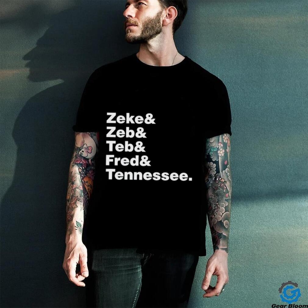 Sam Carter wearing Zeke Zeb Ted Fred Tennessee shirt Sam Carter wearing Zeke Zeb Ted Fred Tennessee shirt