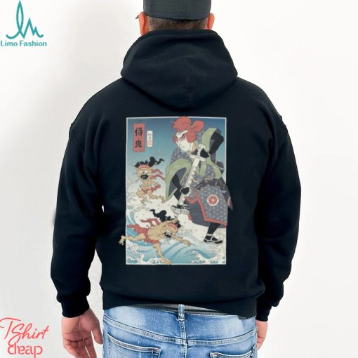 Samurai vs Demon Covid Ukiyo e Unisex T Shirt