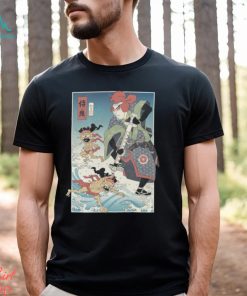 Samurai vs Demon Covid Ukiyo e Unisex T Shirt