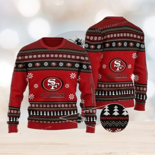 San Francisco 49er Football Christmas Ugly Sweater Party