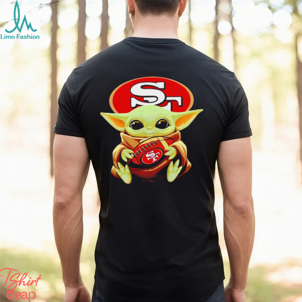 NFL Football San Francisco 49ers Baby Yoda Star Wars Shirt Youth