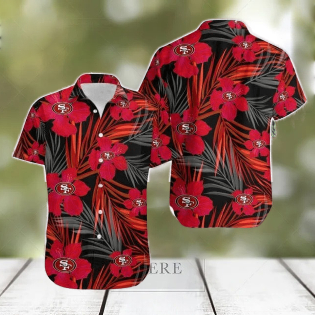 San Francisco 49ers US Flag Pattern Hawaiian Shirt, NFL Gifts for Fans -  The Clothes You'll Ever Need