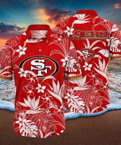 San Francisco 49ers NFL For Sports Fan Full Print Hawaiian Beach Shirt