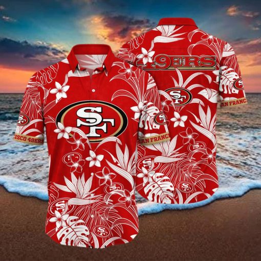 San Francisco 49ers NFL For Sports Fan Full Print Hawaiian Beach Shirt