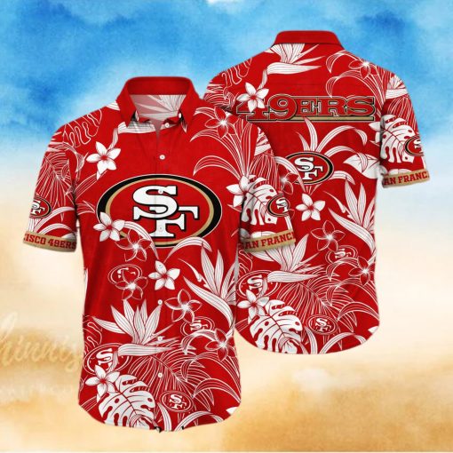 San Francisco 49ers NFL For Sports Fan Full Print Hawaiian Beach Shirt