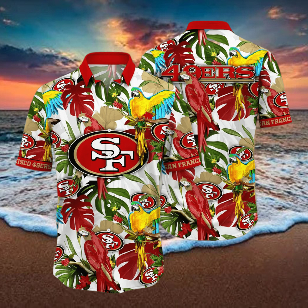 Vintage San Francisco 49ers Hawaiian Shirt Gifts For Fans - Limotees