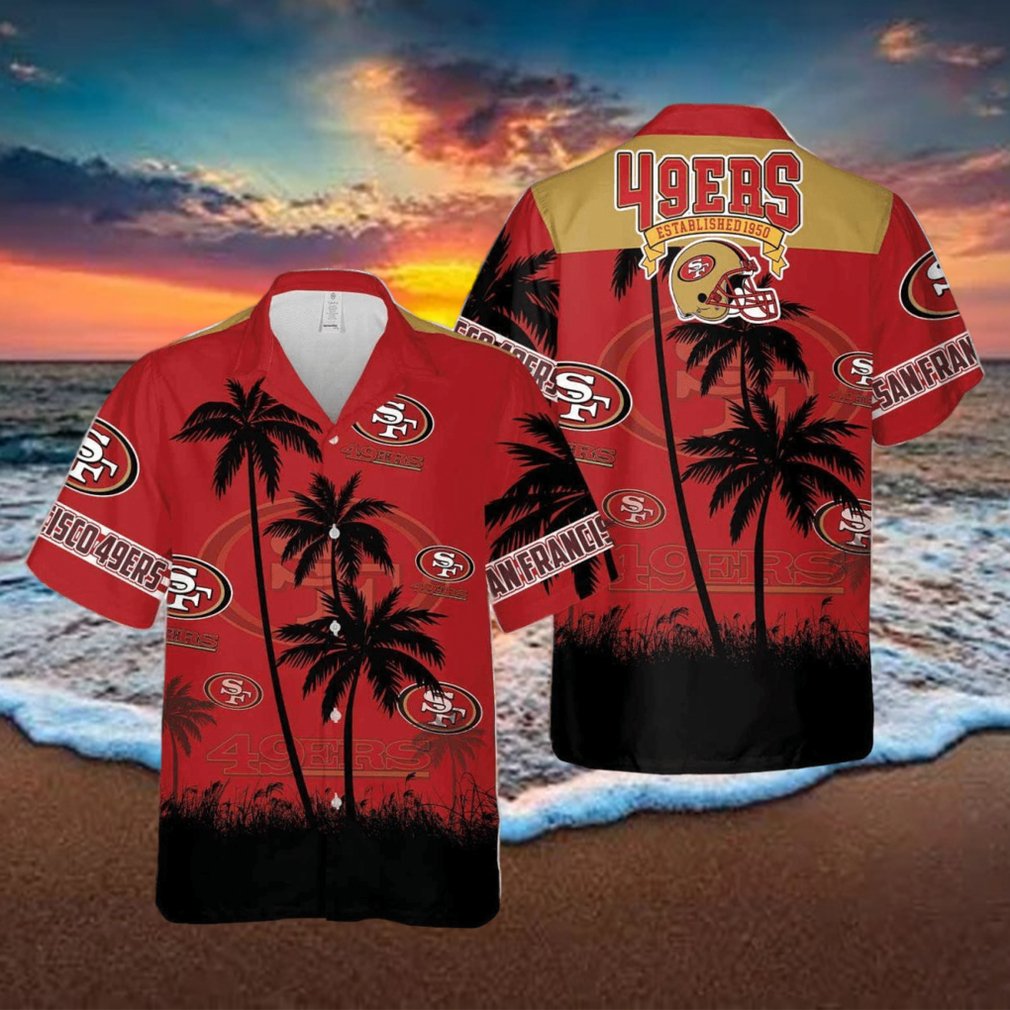 San Francisco 49Ers Logo Hawaiian Shirt For Men And Women