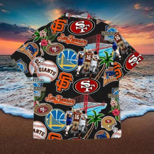 San Francisco City Of Champions Hawaiian Shirt  49ers Hawaiian Shirt  Aloha Shirt  Hawaiian Beach Short