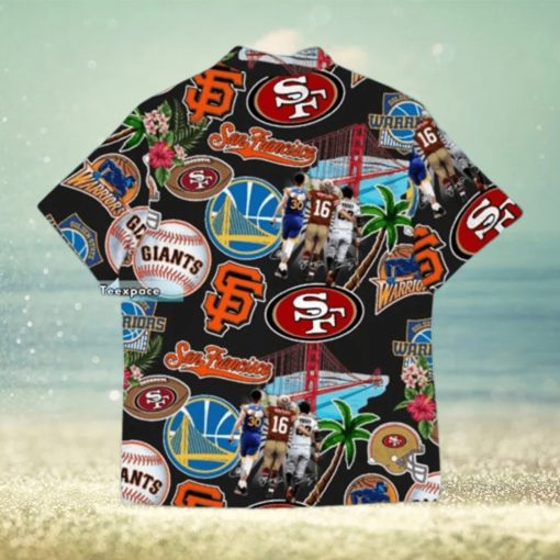 San Francisco City Of Champions Hawaiian Shirt  49ers Hawaiian Shirt  Aloha Shirt  Hawaiian Beach Short