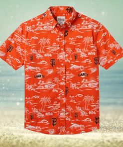 San Francisco Giants Kekai Performance Button Front Hawaiian Shirt Beach Summer Shirt 49ers Hawaiian Shirt