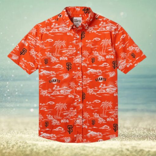 San Francisco Giants Kekai Performance Button Front Hawaiian Shirt Beach Summer Shirt  49ers Hawaiian Shirt